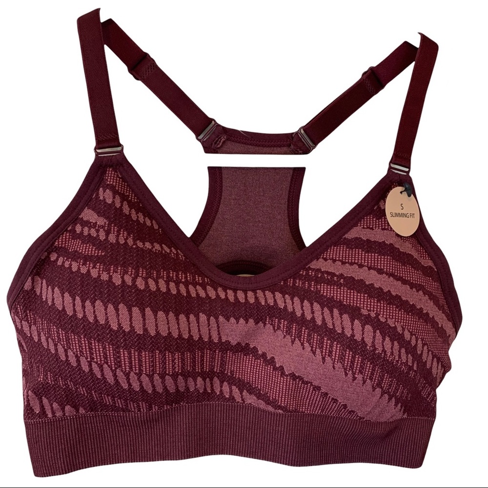 Sports bra slimming fit adjustable straps women’s Size Small